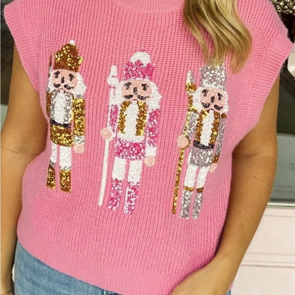 Nutcracker sequin sweater - Picture 1 of 3